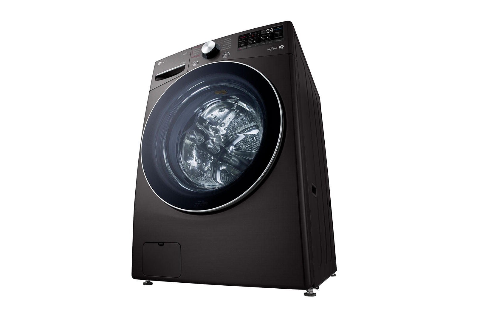 LG 15/8Kg Front Load Washer-Dryer, AI Direct Drive™, Black VCM, FHD1508STB