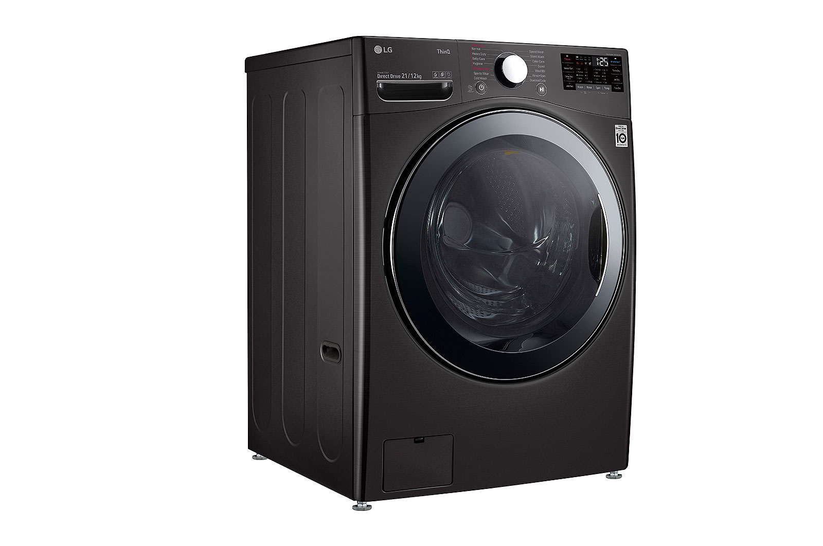 LG 21/12Kg Front Load Washer-Dryer, Inverter Direct Drive™, Black VCM, FHD2112STB