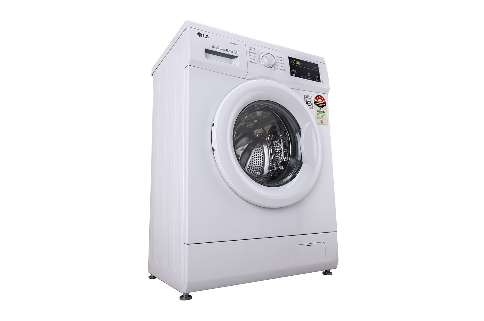 LG 6.5Kg Front Load Washing Machine, Inverter Direct Drive, White, FHM1065SDW