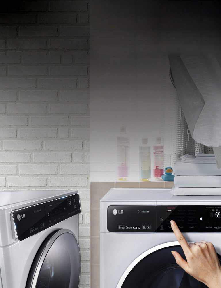 LG FHM1065SDWB Washer full touch control