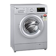 LG 7Kg Front Load Washing Machine, Inverter Direct Drive, Luxury Silver, FHM1207SDL