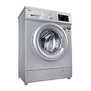 LG 7Kg Front Load Washing Machine, Inverter Direct Drive, Luxury Silver, FHM1207SDL