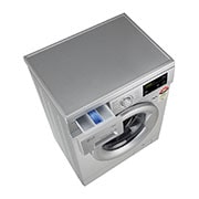 LG 7Kg Front Load Washing Machine, Inverter Direct Drive, Luxury Silver, FHM1207SDL