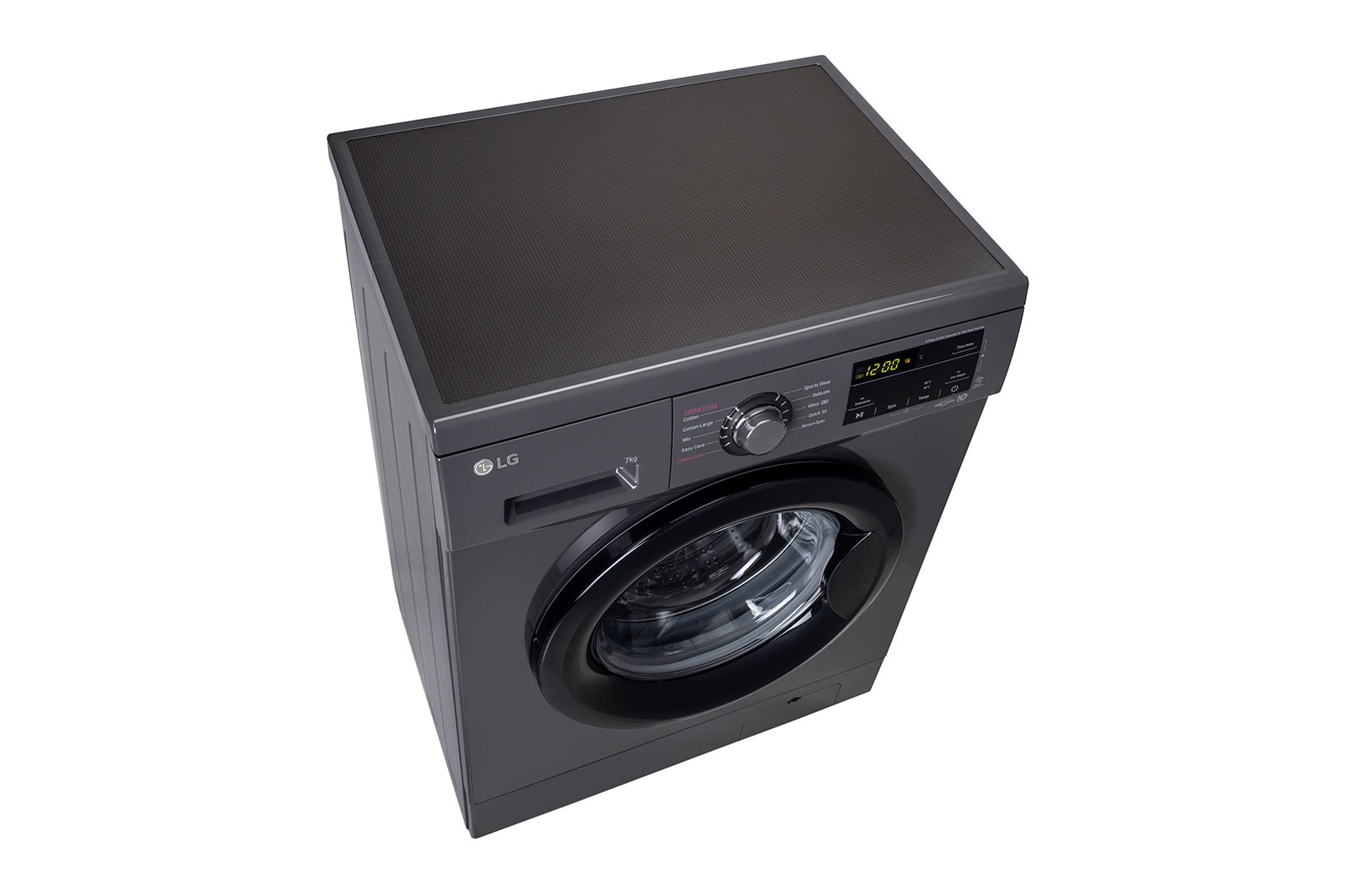 LG 7Kg Front Load Washing Machine, Inverter Direct Drive, Middle Black, FHM1207SDM