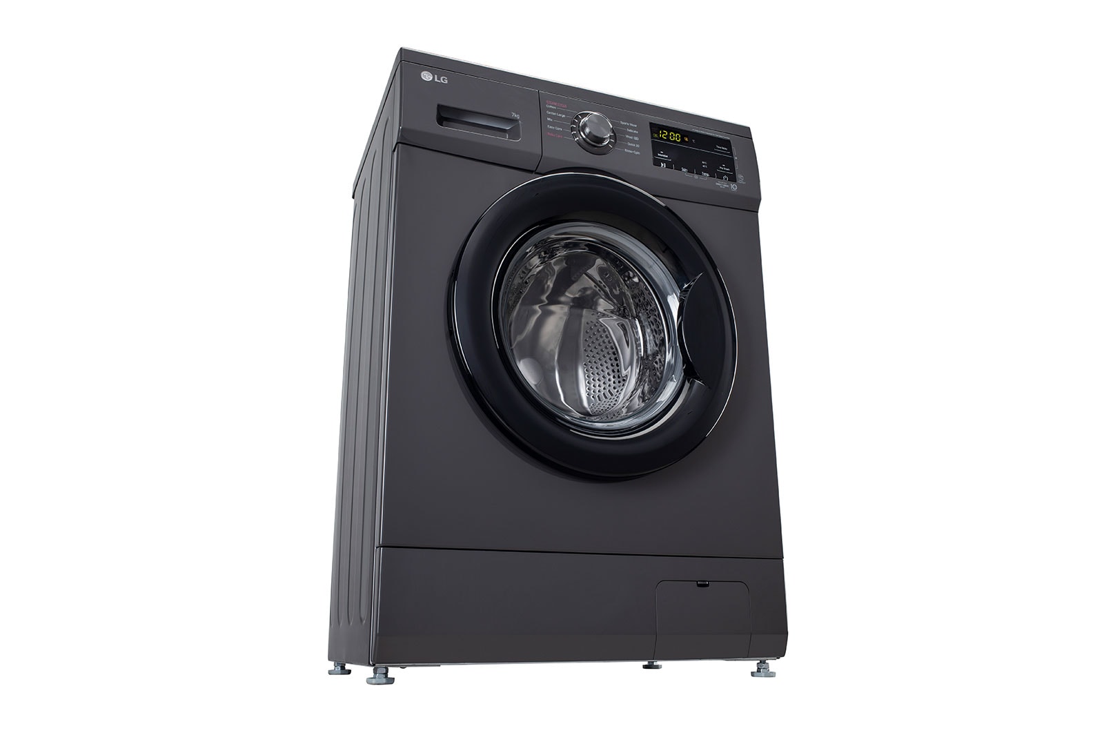 LG 7Kg Front Load Washing Machine, Inverter Direct Drive, Middle Black, FHM1207SDM