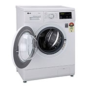 LG 7Kg Front Load Washing Machine, Inveter Direct Direct Drive, 6 Motion DD, White, FHM1207SDW