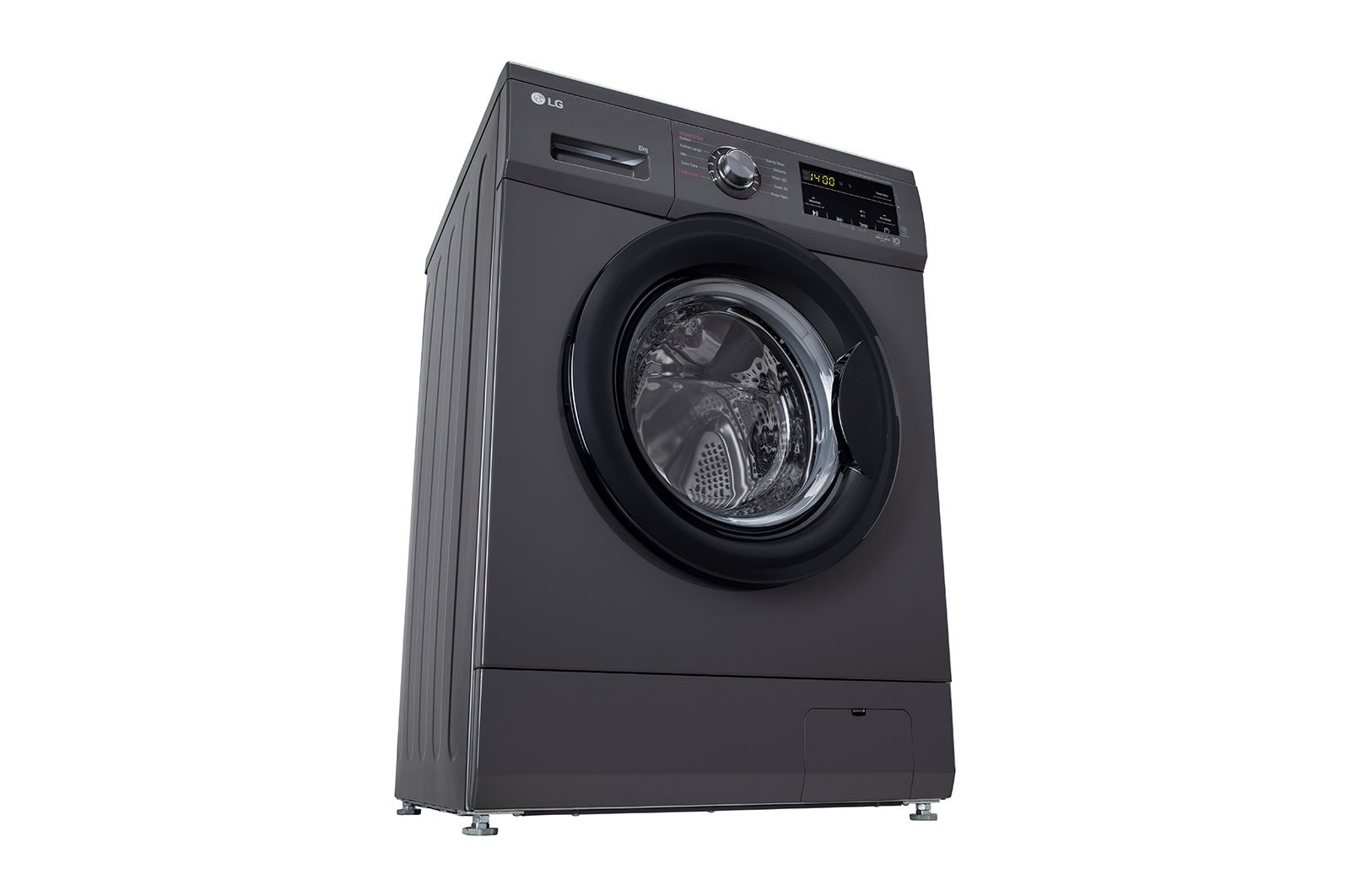 LG 8Kg Front Load Washing Machine, Inverter Direct Drive, Middle Black, FHM1408BDM