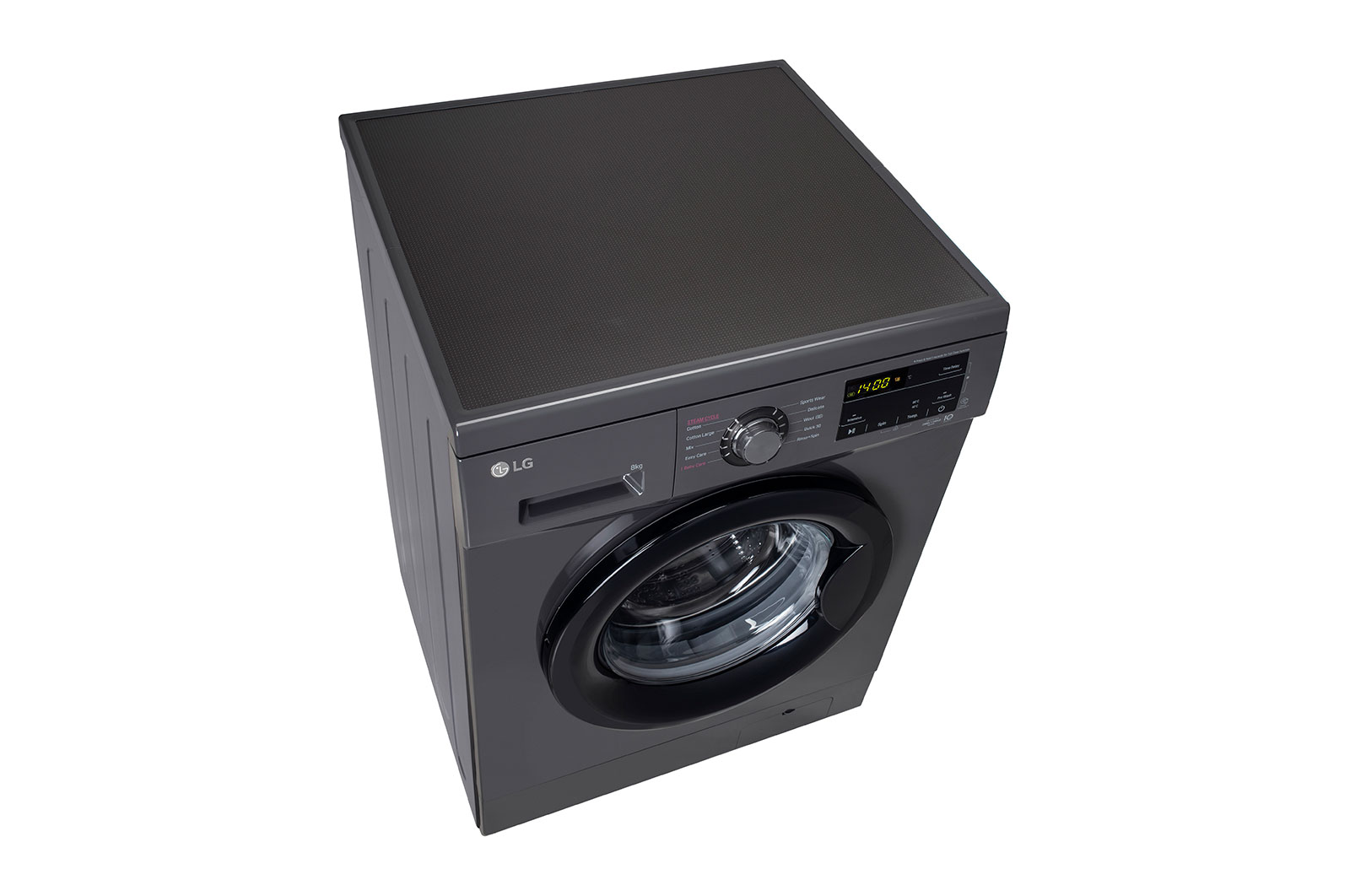 LG 8Kg Front Load Washing Machine, Inverter Direct Drive, Middle Black, FHM1408BDM