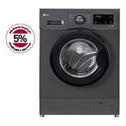 LG FHM1408BDM front loading washing machine front view