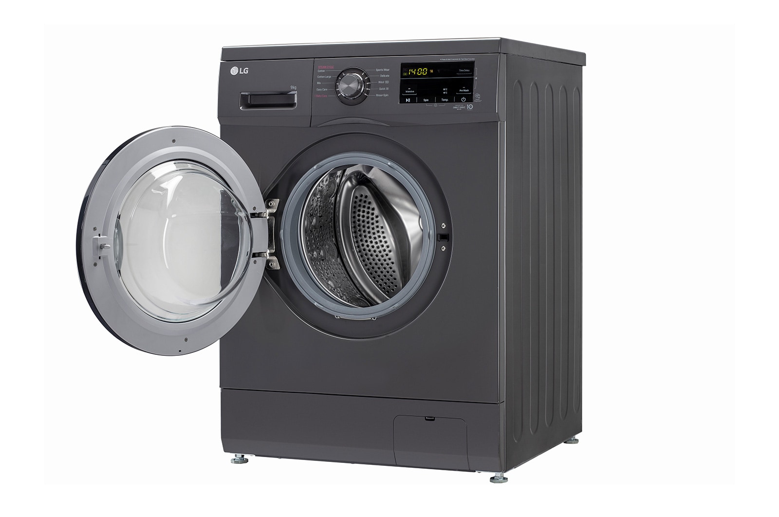 LG 9Kg Front Load Washing Machine, Inverter Direct Drive, Middle Black, FHM1409BDM