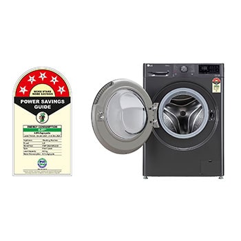 Front view with door open