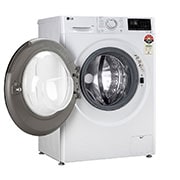 LG 8Kg Front Load Washing Machine, AI Direct Drive™, White, FHP1208Z3W