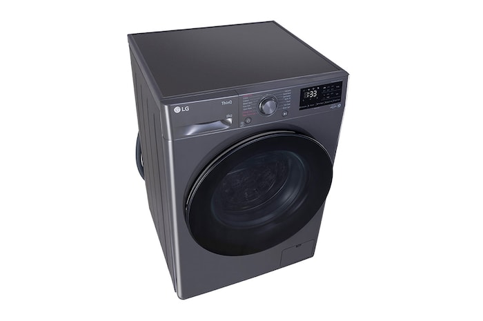 LG 8 kg Front Load Washing Machine with AI Direct Drive™, Steam Wash, Middle Black, 5 Star, FHP1208Z5M