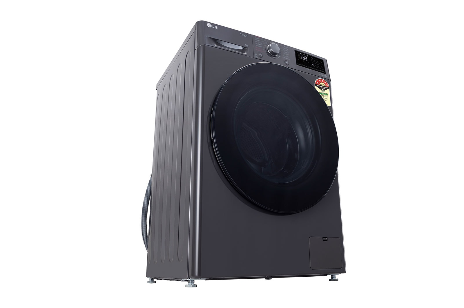 LG 9Kg Front Load Washing Machine, AI Direct Drive™, Middle Black, FHP1209Z5M