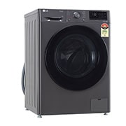 LG 9Kg Front Load Washing Machine, AI Direct Drive™, Middle Black, FHP1209Z5M