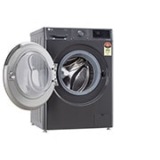 LG 9Kg Front Load Washing Machine, AI Direct Drive™, Middle Black, FHP1209Z5M