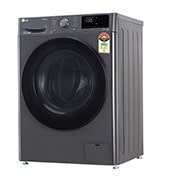 LG 9Kg Front Load Washing Machine, AI Direct Drive™, Middle Black, FHP1209Z5M