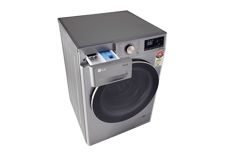 LG 9Kg Front Load Washing Machine, AI Direct Drive™, Platinum Silver, 5 Star, FHP1209Z7P