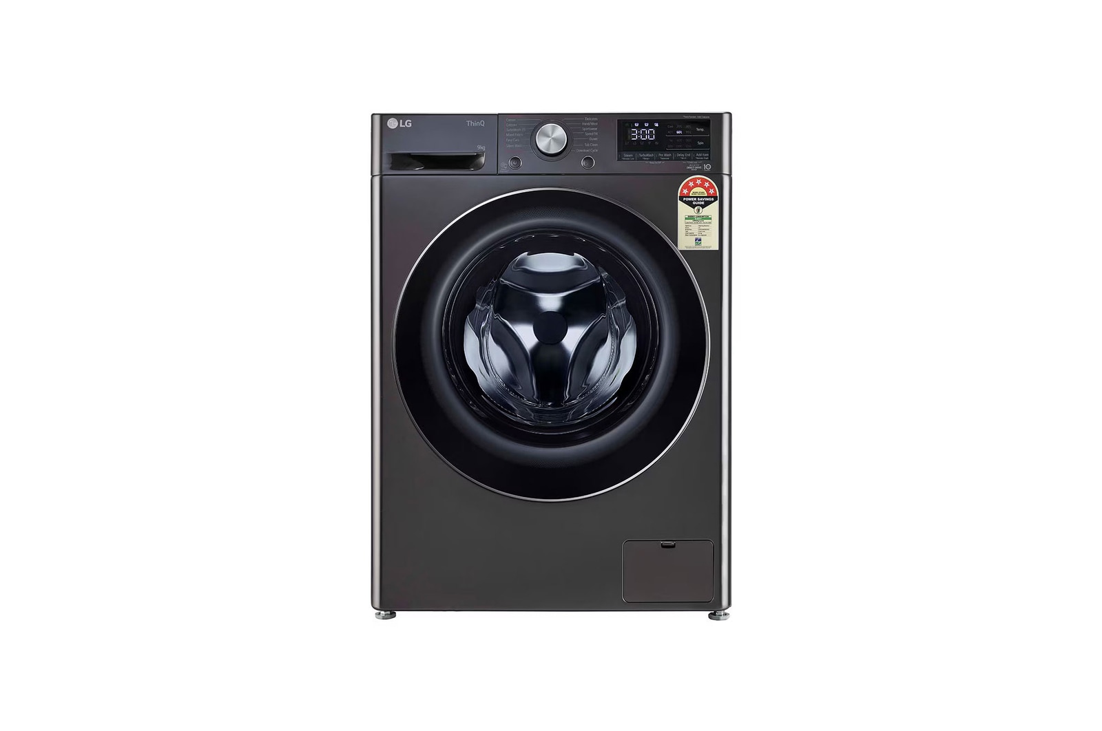 LG FHP1209Z9B Front Loading Washing Machines front view