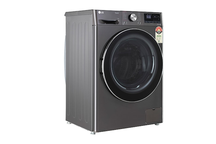 LG 9Kg Front Load Washing Machine, AI Direct Drive™, Black VCM, 5 Star, FHP1209Z9B