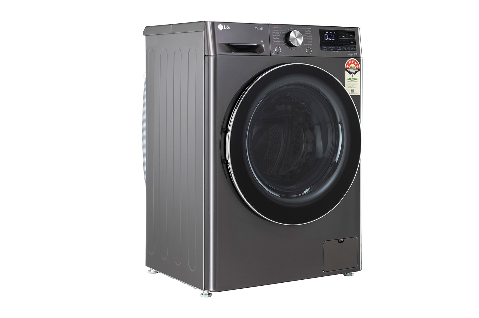 LG 9Kg Front Load Washing Machine, AI Direct Drive™, Black VCM, FHP1209Z9B