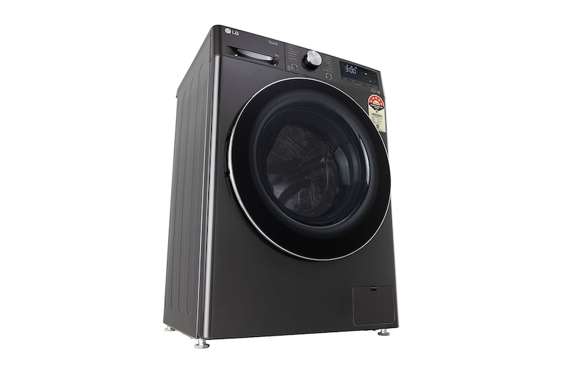 LG 9Kg Front Load Washing Machine, AI Direct Drive™, Black VCM, 5 Star, FHP1209Z9B