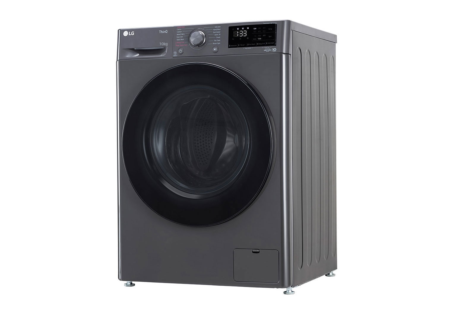 LG 10Kg Front Load Washing Machine, AI Direct Drive™, Middle Black, FHP1410Z5M