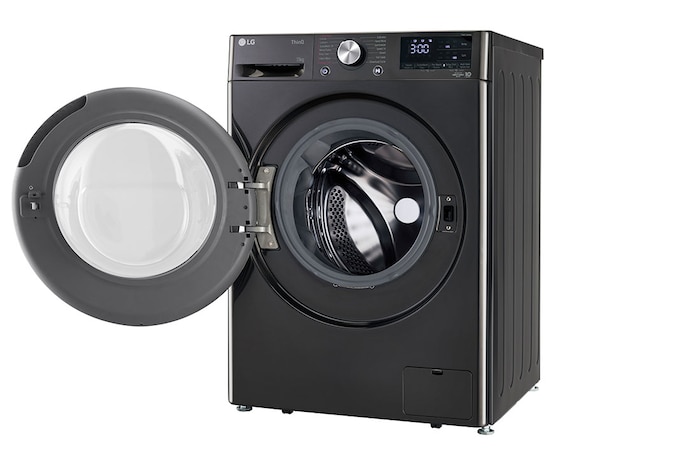 LG 11 Kg Front Load Washing Machine, AI Direct Drive™, Steam+, Black VCM, 5 Star, FHP1411Z9B
