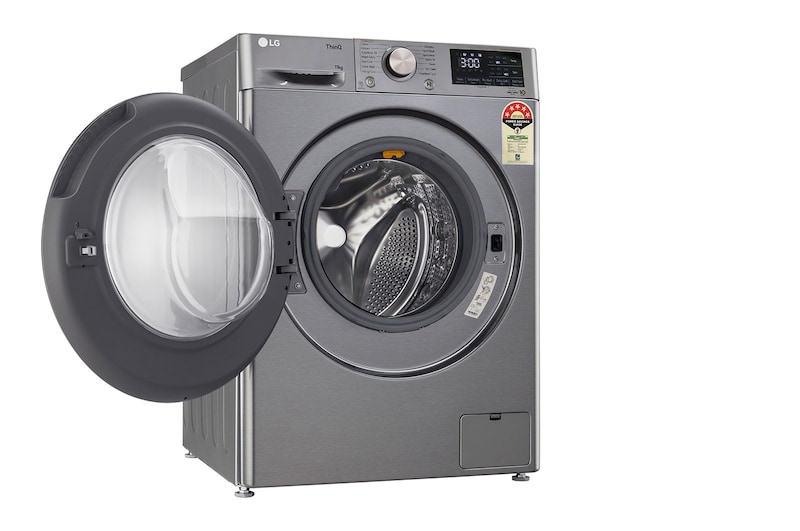 LG 11Kg Front Load Washing Machine, AI Direct Drive™, Platinum Silver, FHP1411Z9P