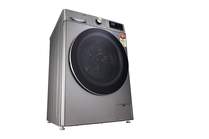 LG 11Kg Front Load Washing Machine, AI Direct Drive™, Platinum Silver, FHP1411Z9P