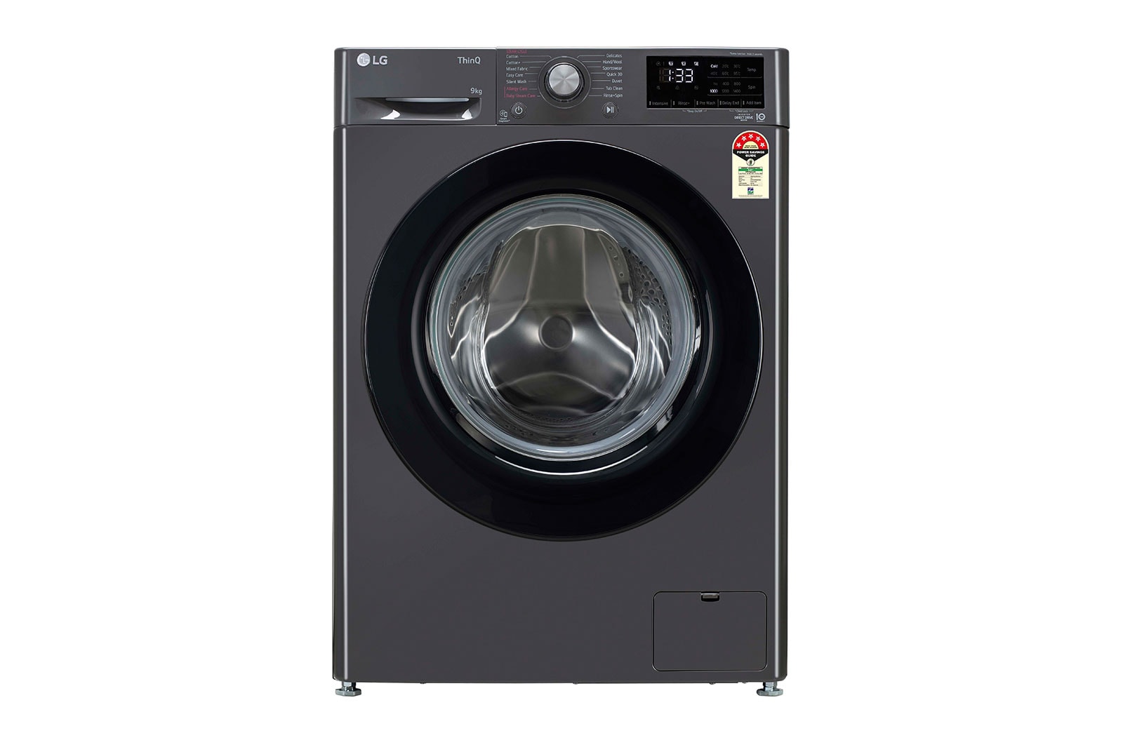 lg fully automatic washing machine 9kg front load