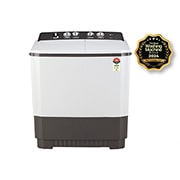 LG P1040RGAZ semi automatic washing machine front view