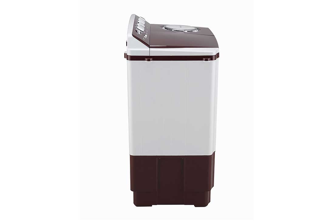 LG 10Kg Semi Automatic Top Load Washing Machine, Roller Jet Pulsator + Soak, Burgundy, P1050SRAZ