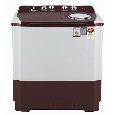 LG P105ASRAZ semi automatic washing machine front view