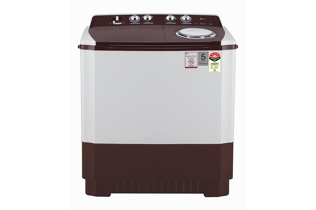 LG P105ASRAZ semi automatic washing machine front view