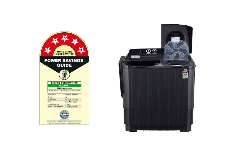 Front view with door open