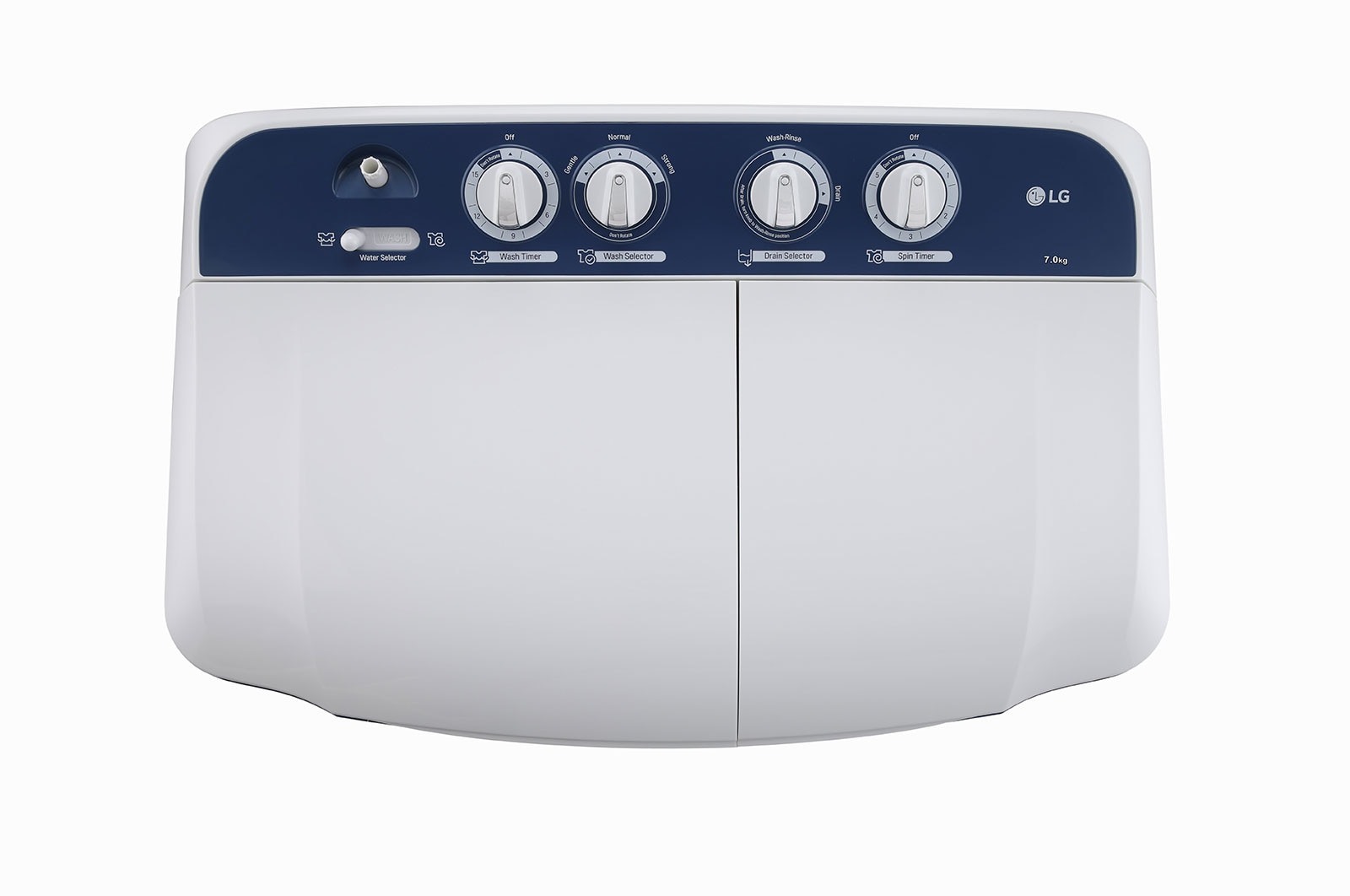 LG 7.5Kg, Semi Automatic Washing Machine, Roller Jet Pulsator, Dark Blue , P7510RBAZ