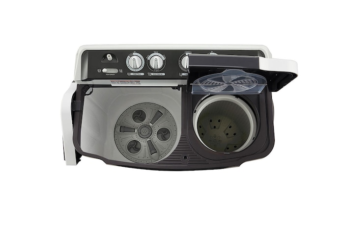 LG 7.5 Kg Semi Automatic Washing Machine, Roller Jet Pulsator, 3 Wash Programs, Dark Grey, 5 Star, P7510RGAZ