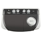 LG 7.5Kg Semi Automatic Top Load Washing Machine, Roller Jet Pulsator, Dark Gray, P7510RGAZ