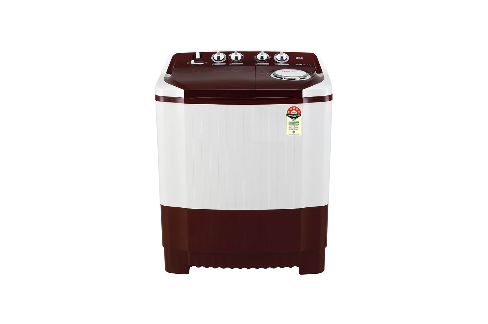 LG P7510RRAZ Semi Automatic Washing Machines front view
