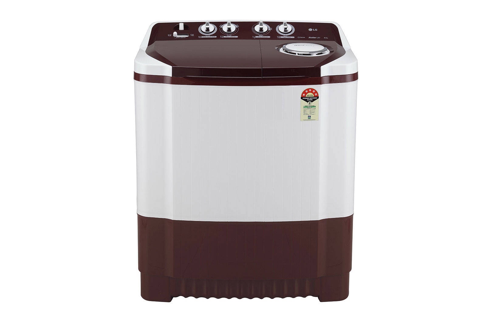 LG P8030SRAZ Semi Automatic Washing Machines front view