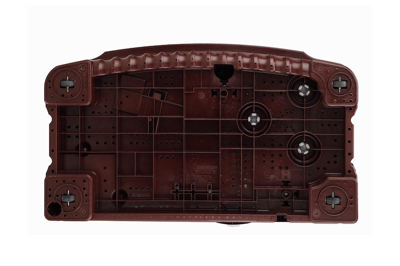 LG 8Kg Semi Automatic Washing Machine, Roller Jet Pulsator, Rat Away, Burgundy, 5 Star, P8030SRAZ