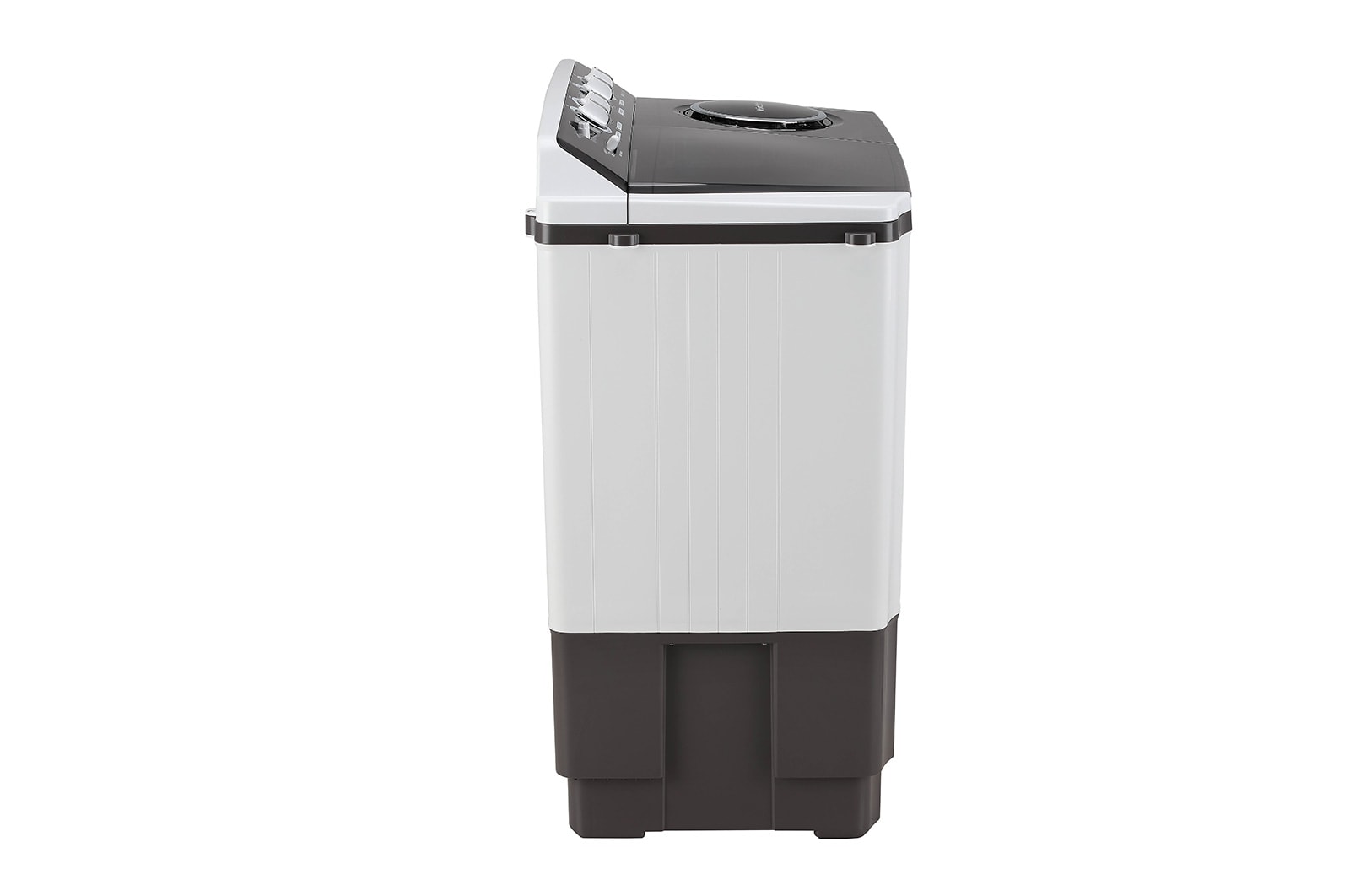 LG 9Kg Semi Automatic Top Load Washing Machine, Roller Jet Pulsator + Soak, Dark Gray, P9041SGAZ