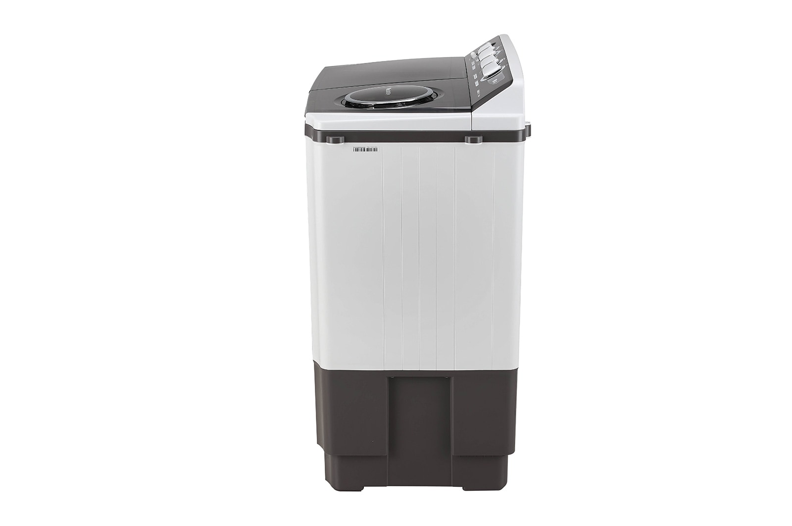 LG 9Kg Semi Automatic Top Load Washing Machine, Roller Jet Pulsator + Soak, Dark Gray, P9041SGAZ