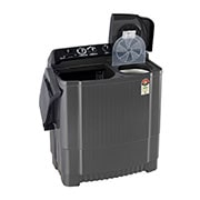 LG 9.5Kg, Semi Automatic Top Load Washing Machine, , Roller Jet Pulsator + Soak, Rat Away, Middle Black , P9555SKAZ