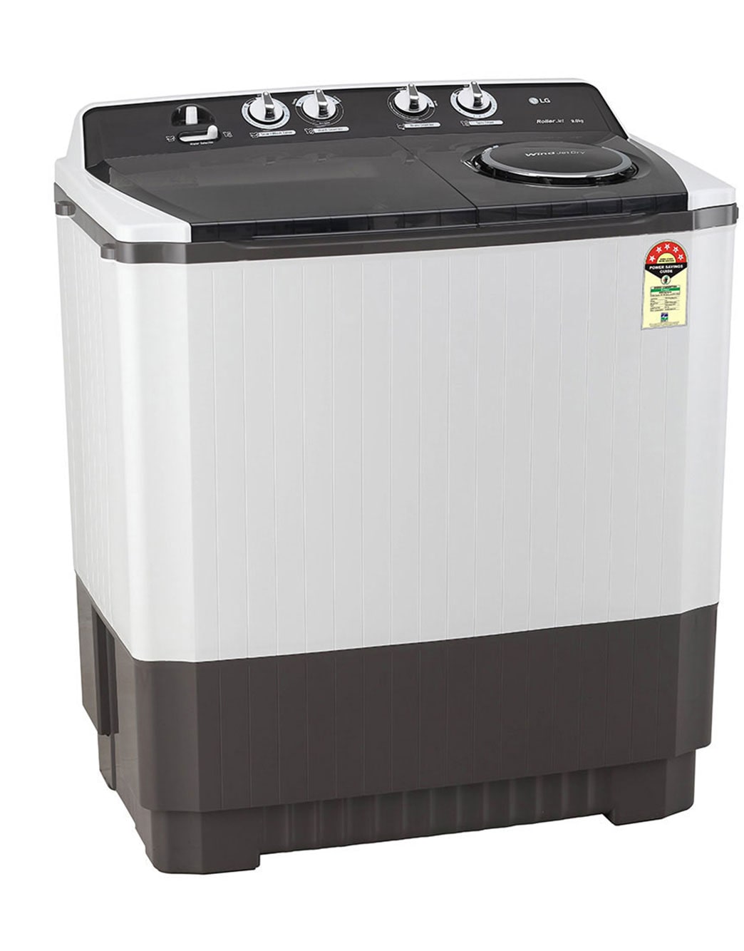 LG 9.5Kg Semi Automatic Top Load Washing Machine, Roller Jet Pulsator ...