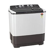LG 9.5Kg Semi Automatic Top Load Washing Machine, Roller Jet Pulsator + Soak, Dark Gray, P955ASGAZ