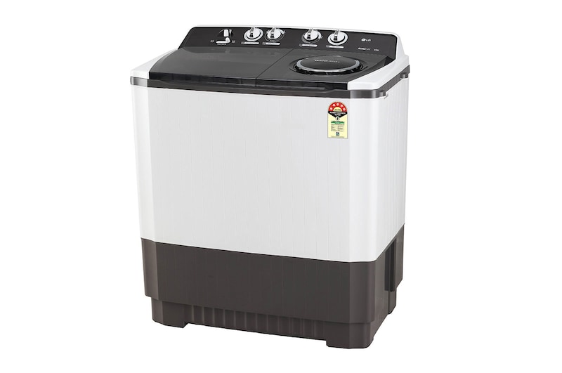 LG 9.5Kg Semi Automatic Washing Machine, Roller Jet Pulsator + Soak, Dark Grey, 5 Star, P955ASGAZ