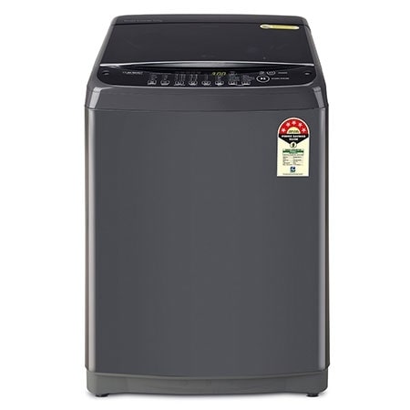 LG T10SJMB1Z top loading washing machine front view
