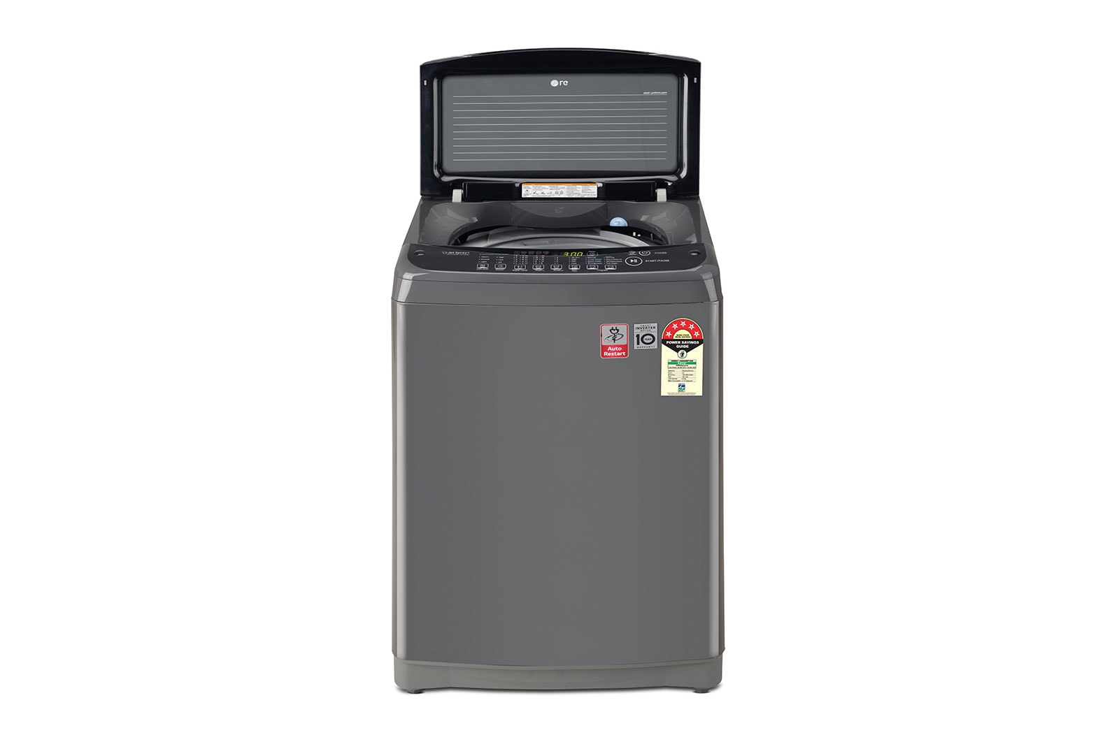 LG 6.5 kg, Top Load Washing Machine, Jet Spray+, Middle Black, T65SJMB1Z